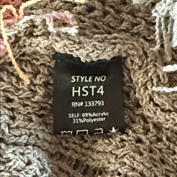 Three Bird Nest Rumi Distressed Fringe V Neck Sweater - Picture 5 of 5